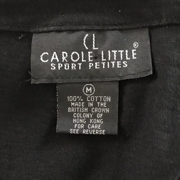 Carol Little black beaded shirt - Picture 3 of 5